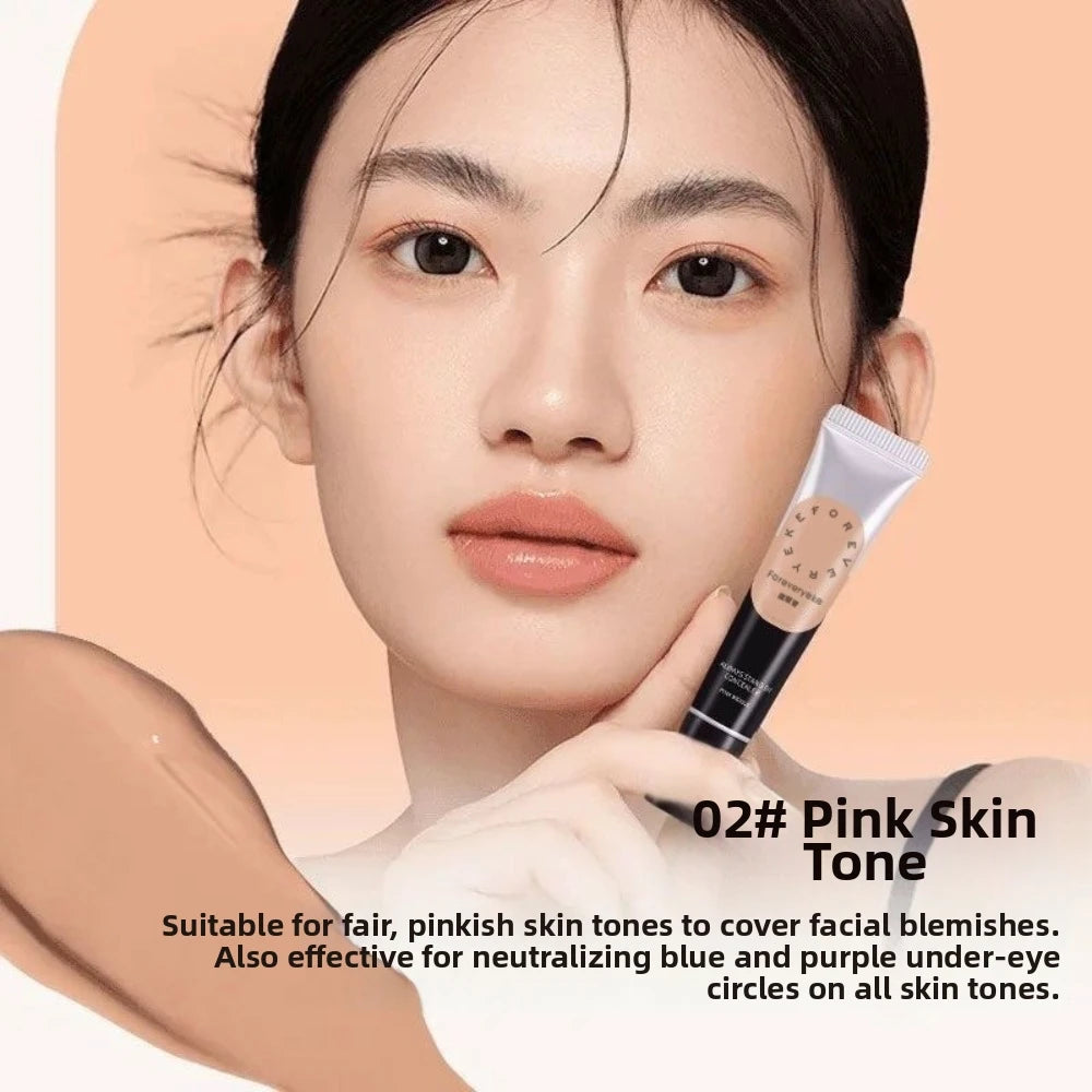 Waterproof Full Coverage Cream Concealer | 3 Shades, 20g Face Concealer QXL