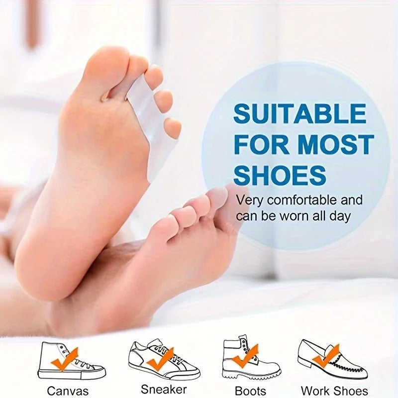 3-Hole Toe Separator & Protector | Overlapping Toe Cushion Toe Separator QXL