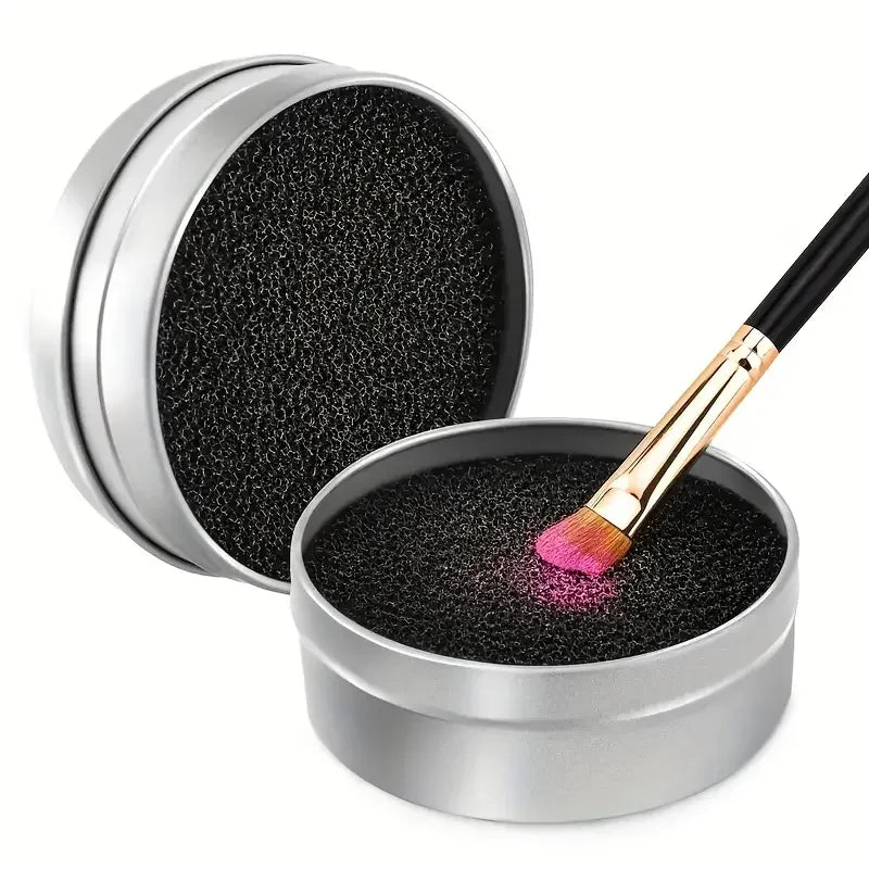 Dry Makeup Brush Cleaner Sponge | 3-Sec Color Switch Tool Brush Cleaner Sponge QXL 1 pcs