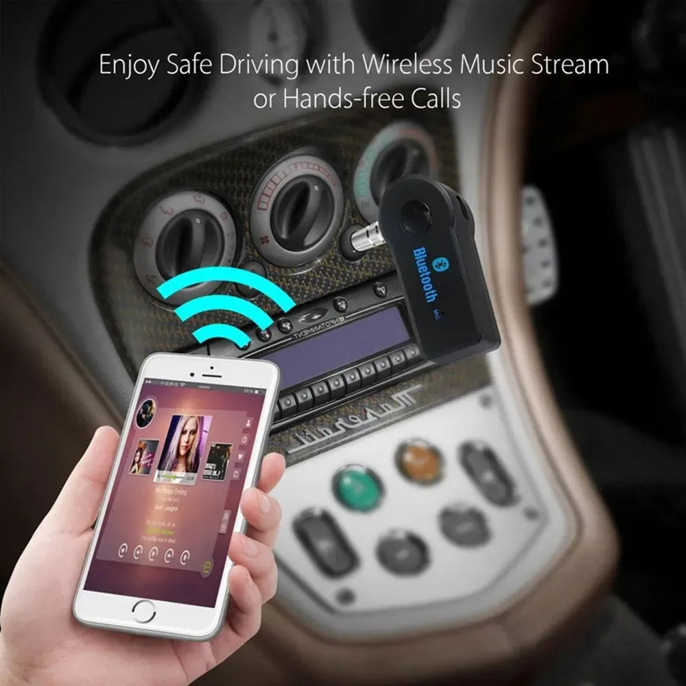 Bluetooth 5.0 Receiver 3.5mm AUX Adapter – Car & Headphone Bluetooth AUX Receiver QXL