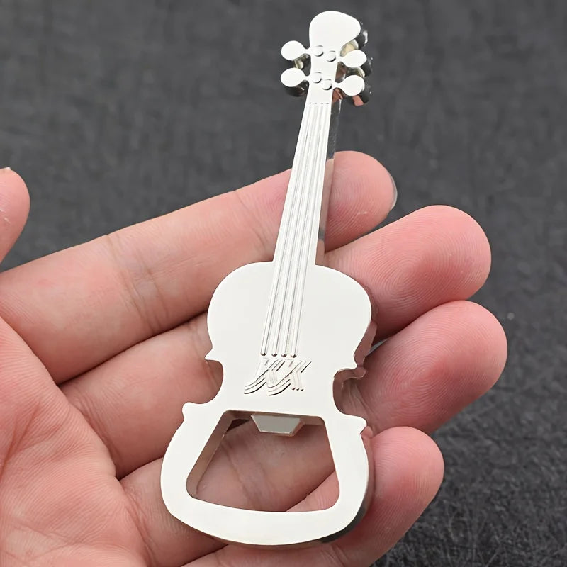 Guitar Shape Zinc Alloy Bottle Opener | Novelty Kitchen Tool Novelty Bottle Opener QXL