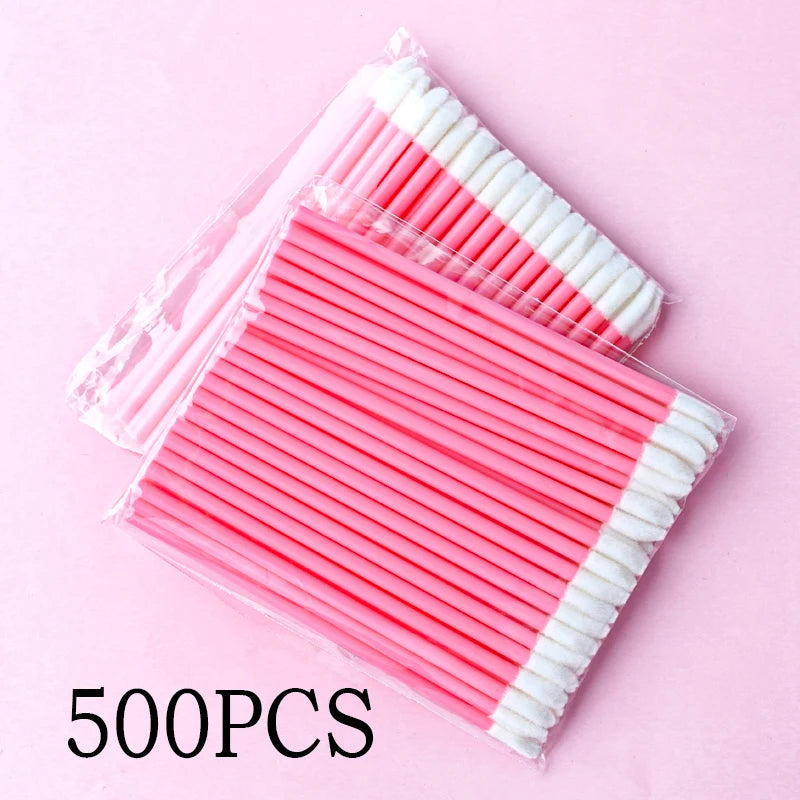 Disposable Lip Brushes & Mascara Wands | Bulk 50–1000 Pcs Disposable Lip Brushes QXL 500PCS PK