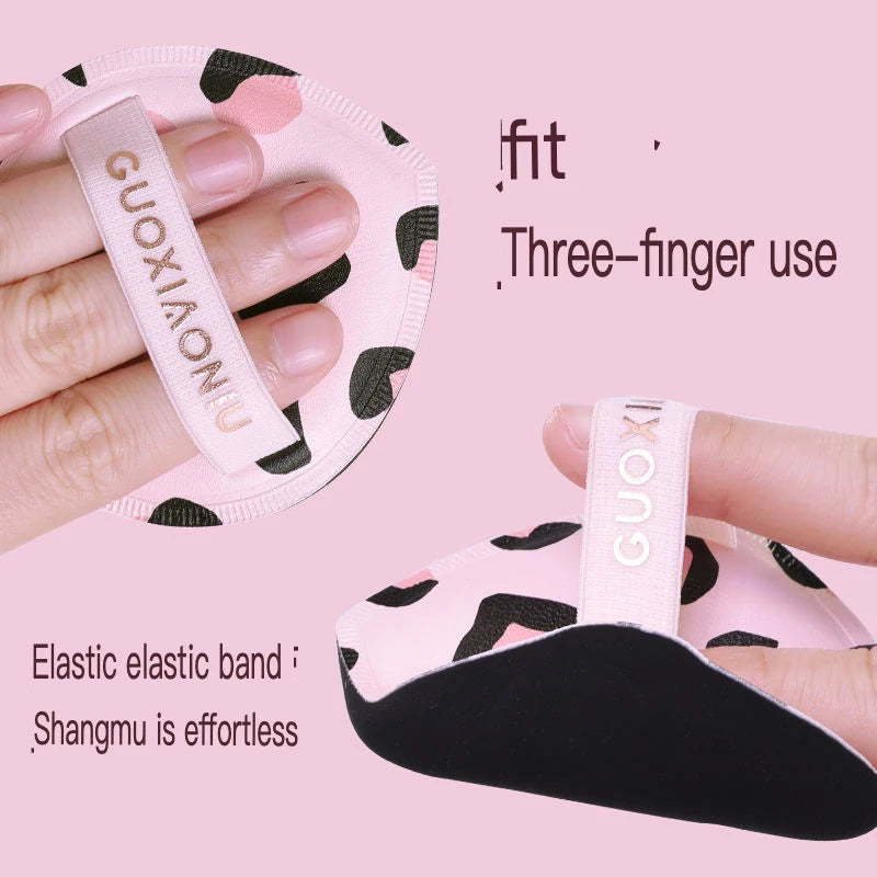 Pink Leopard Cotton Candy Powder Puff & Foundation Tool Makeup Powder Puff QXL