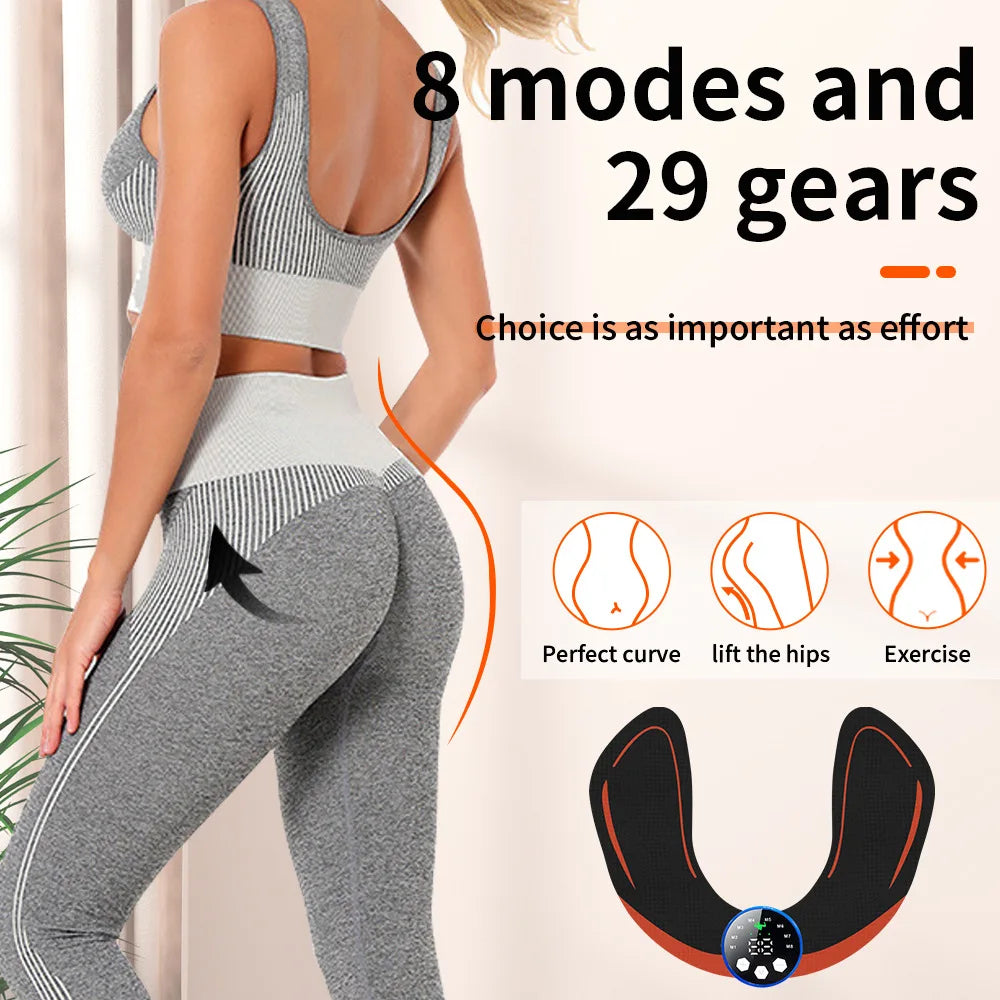 Wireless EMS Muscle Toner | 29 Levels 8 Modes Dual-Channel EMS Muscle Toner QXL