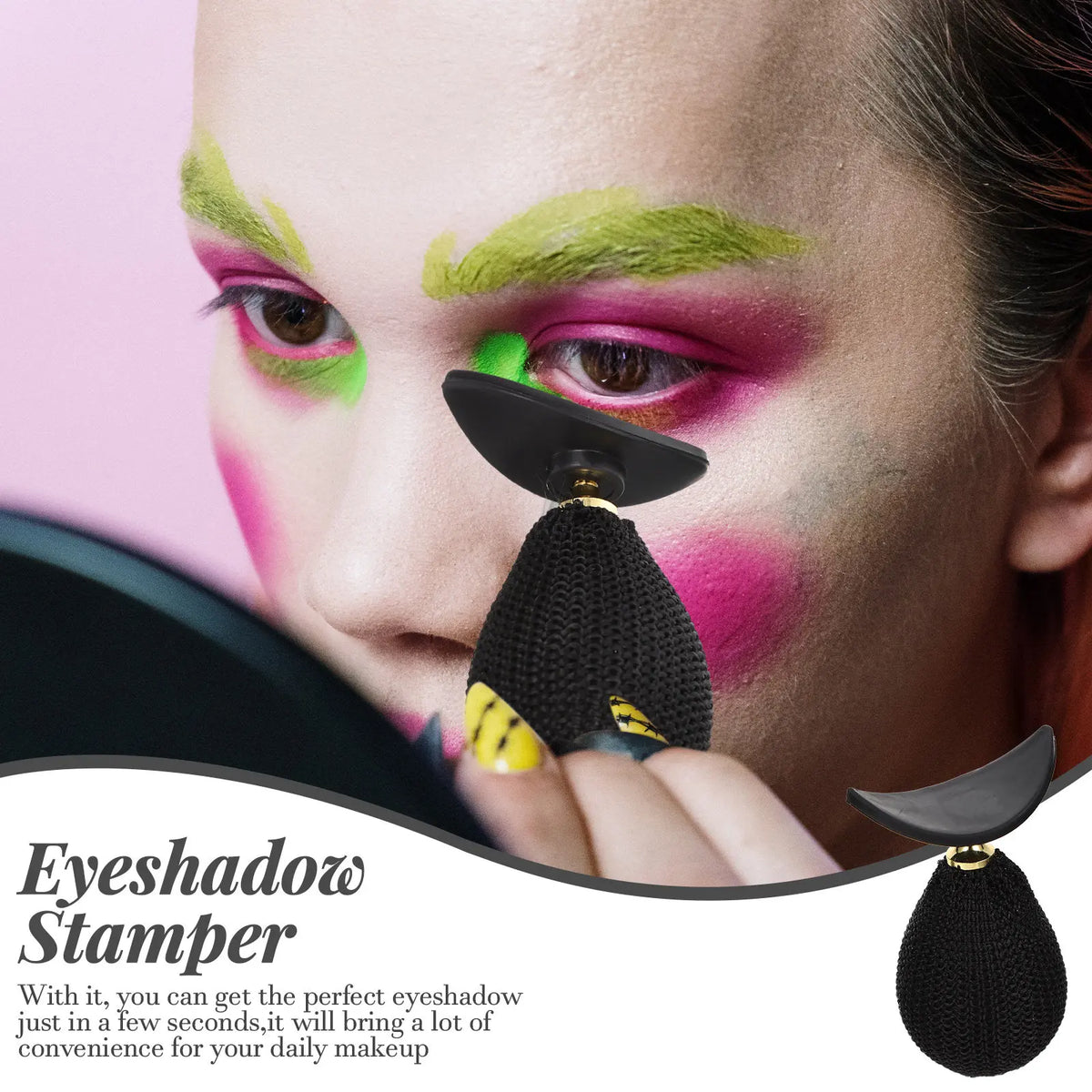 Silicone Eyeshadow Stamp Tool | Quick Eye Makeup Applicator Eyeshadow Stamp Tool QXL