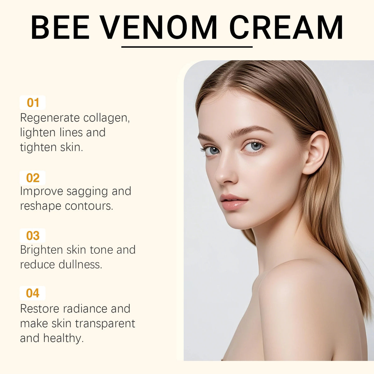 Eelhoe Bee Venom Cream – Firming Deep Moisture Body Cream Moisturising Body Cream QXL