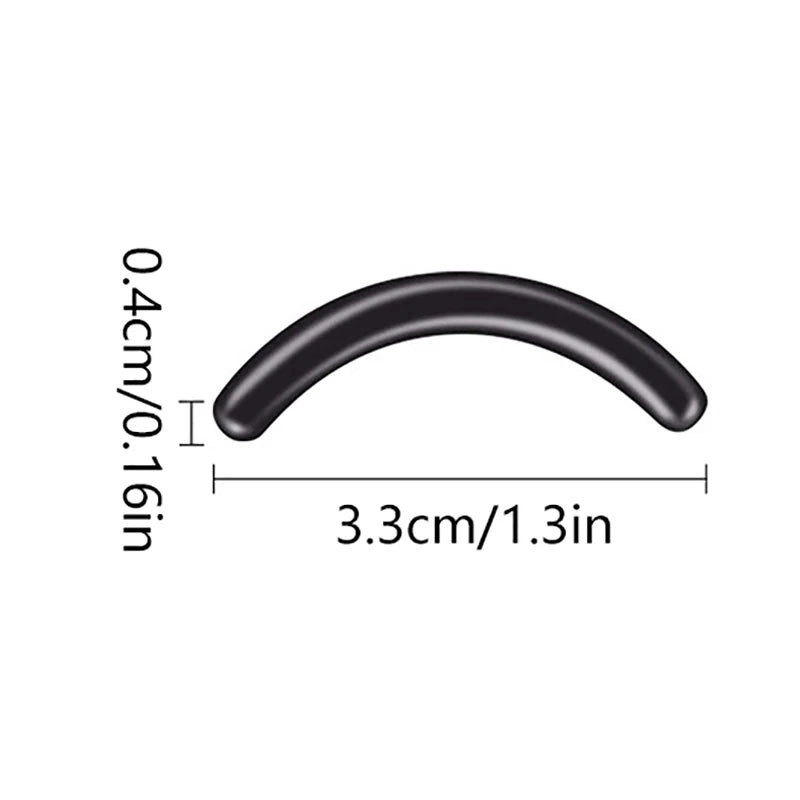 30-Pack Eyelash Curler Replacement Rubber Pads | Black White Blue Curler Replacement Pads QXL