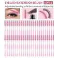 50-Pack Disposable Mascara Wands – Spiral Lash & Brow Spoolies Disposable Mascara Wands QXL Nylon