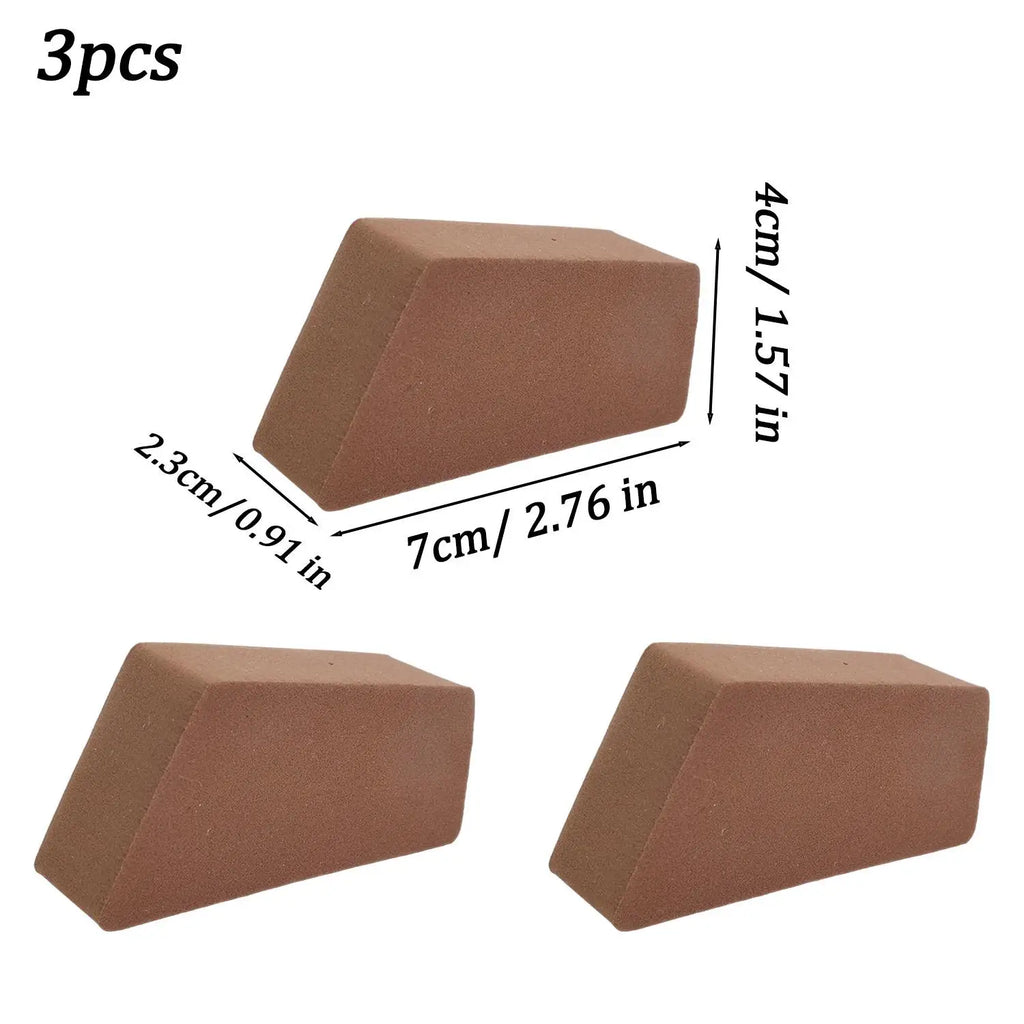 3-Pack Non-Latex Makeup Sponge Puffs | Foundation Blending Set Makeup Sponge Puff QXL Set