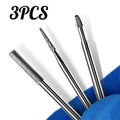 3-Pc Tungsten Carbide Nail Drill Bits | Cuticle & Buffer Set Nail Drill Bit Set QXL 3PCS