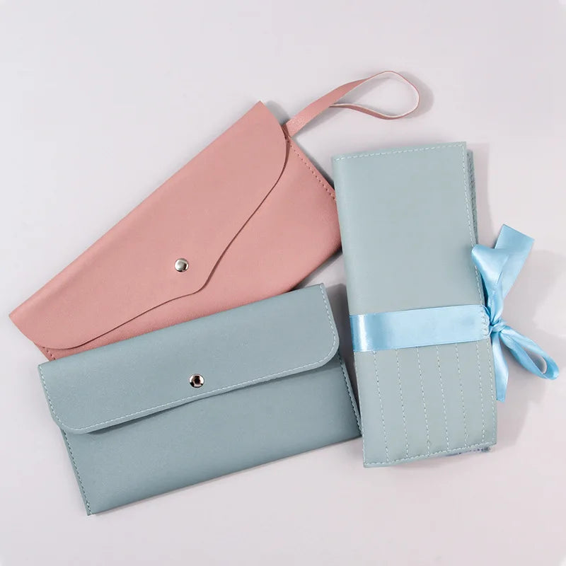 Travel Makeup Brush Organizer Envelope Bag | Portable Pouch Makeup Brush Bag QXL