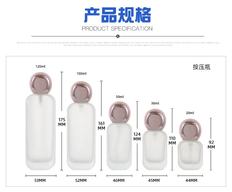 Glass Mist Spray Bottle 20ml–120ml | Refillable Travel Pump Refillable Spray Bottle QXL