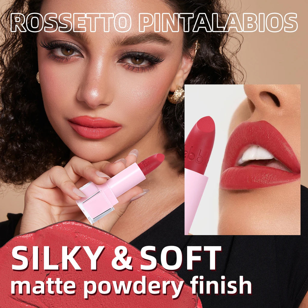USHAS Matte Lipstick | Velvet Red Long-Lasting Lip Glaze Matte Lipstick QXL