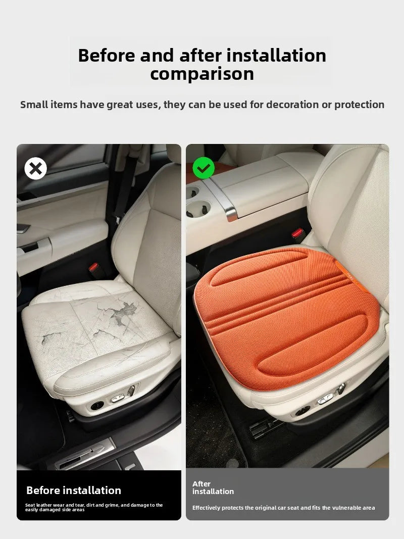 Seaweed Fiber Car Seat Cushion | Breathable Antibacterial Pad Car Seat Cushion QXL