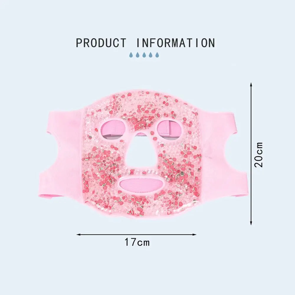Cooling Gel Eye Mask | Reusable Hot & Cold Bead Compress Gel Eye Mask QXL