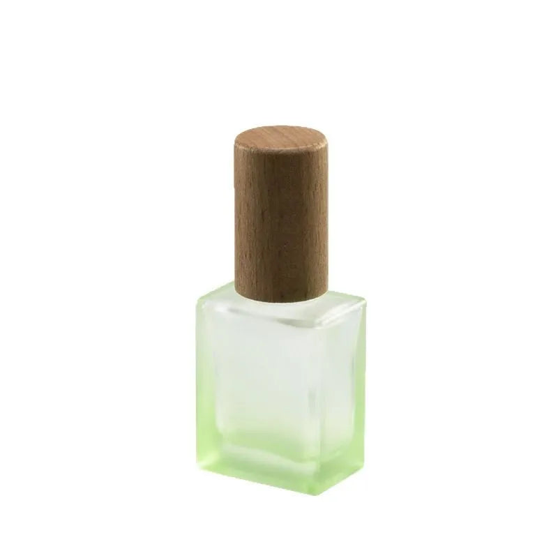 10ml Frosted Glass Perfume Bottle | Wooden Cap & Tassel Perfume Bottle QXL