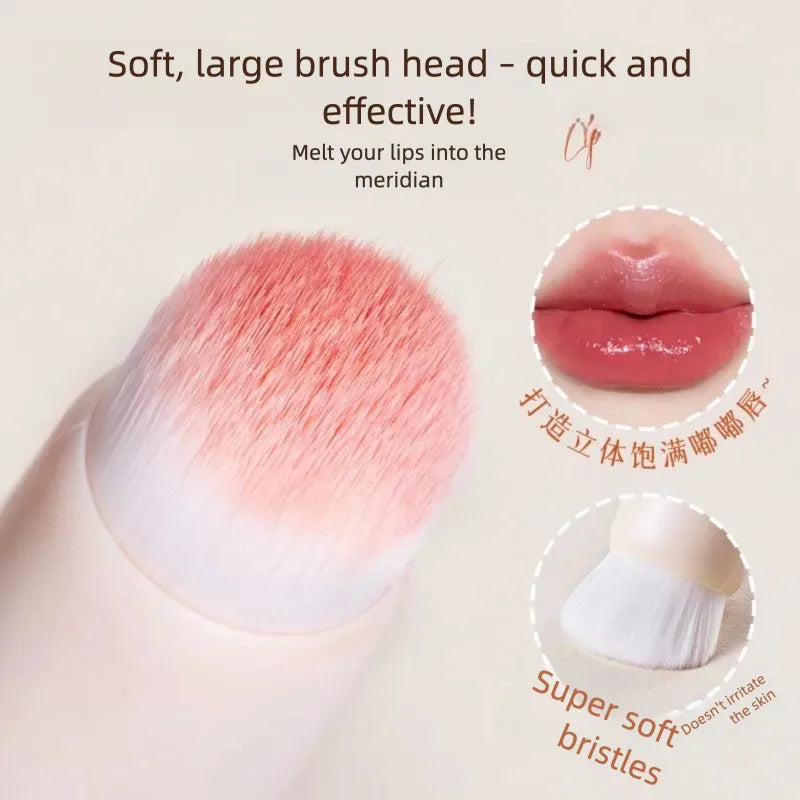 Round Head Lip Brush | Lipstick Blending & Concealing Tool Lip Makeup Brush QXL