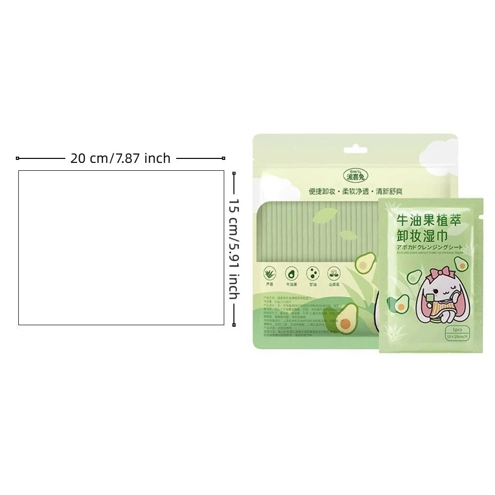 Avocado Makeup Removing Wipes – Soft Deep Cleansing 20/30 Pk Makeup Remover Wipes QXL