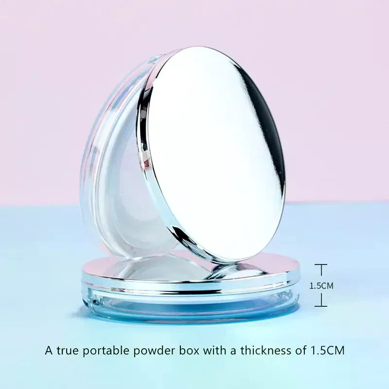 3g Travel Loose Powder Sifter Jar with Mirror | Refillable Powder Sifter Jar QXL