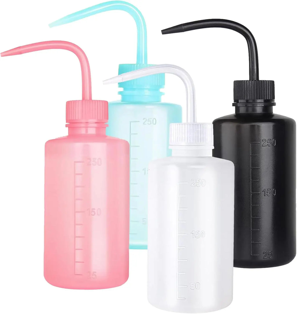 250ml Tattoo Squeeze Wash Bottle | Refillable Plastic Dispenser Tattoo Squeeze Bottle QXL