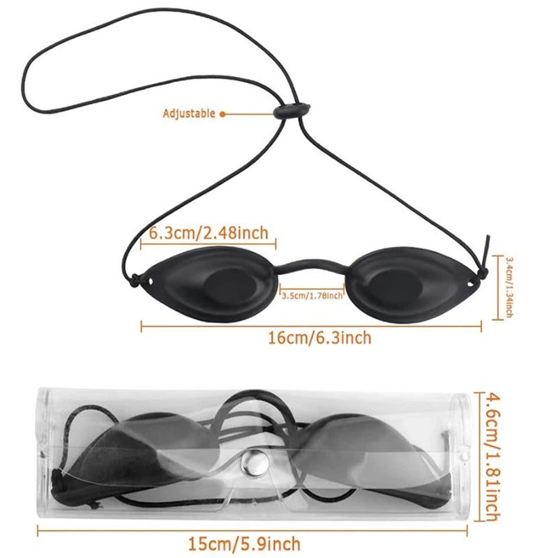 IPL Laser Eye Goggles | UV-A/B/C Shield Beauty Mask – YOVIP Laser Eye Goggles QXL