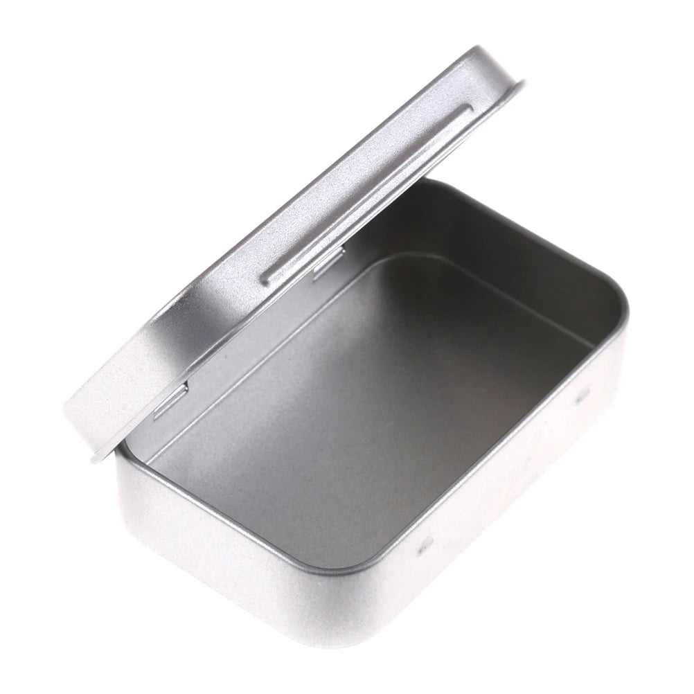 Metal Tin Flip Storage Box 95×60mm | Coins, Keys & Candy Tin Storage Box QXL 1PC