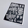 Reusable Henna Tattoo Stencils for Hands & Fingers Henna Tattoo Stencils QXL S3541