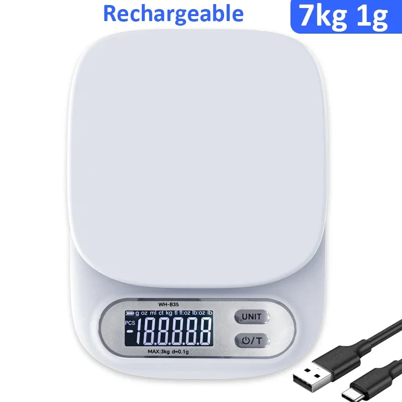 Digital Kitchen Scale 7kg/3kg LCD Multi-Unit | WH-B33/B35