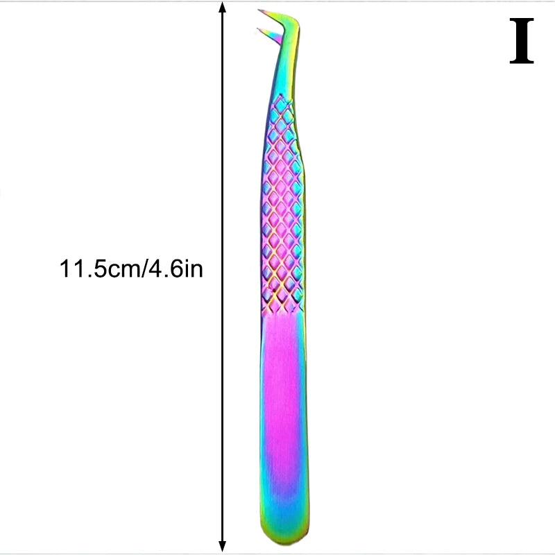 Colorful Anti-Static Eyelash Extension Tweezers | Fish Design Eyelash Tweezers QXL I