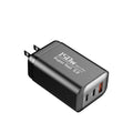 150W USB-C Fast Charger QC3.0 PD3.0 Multi-Port Wall Adapter USB-C Wall Charger QXL Black US