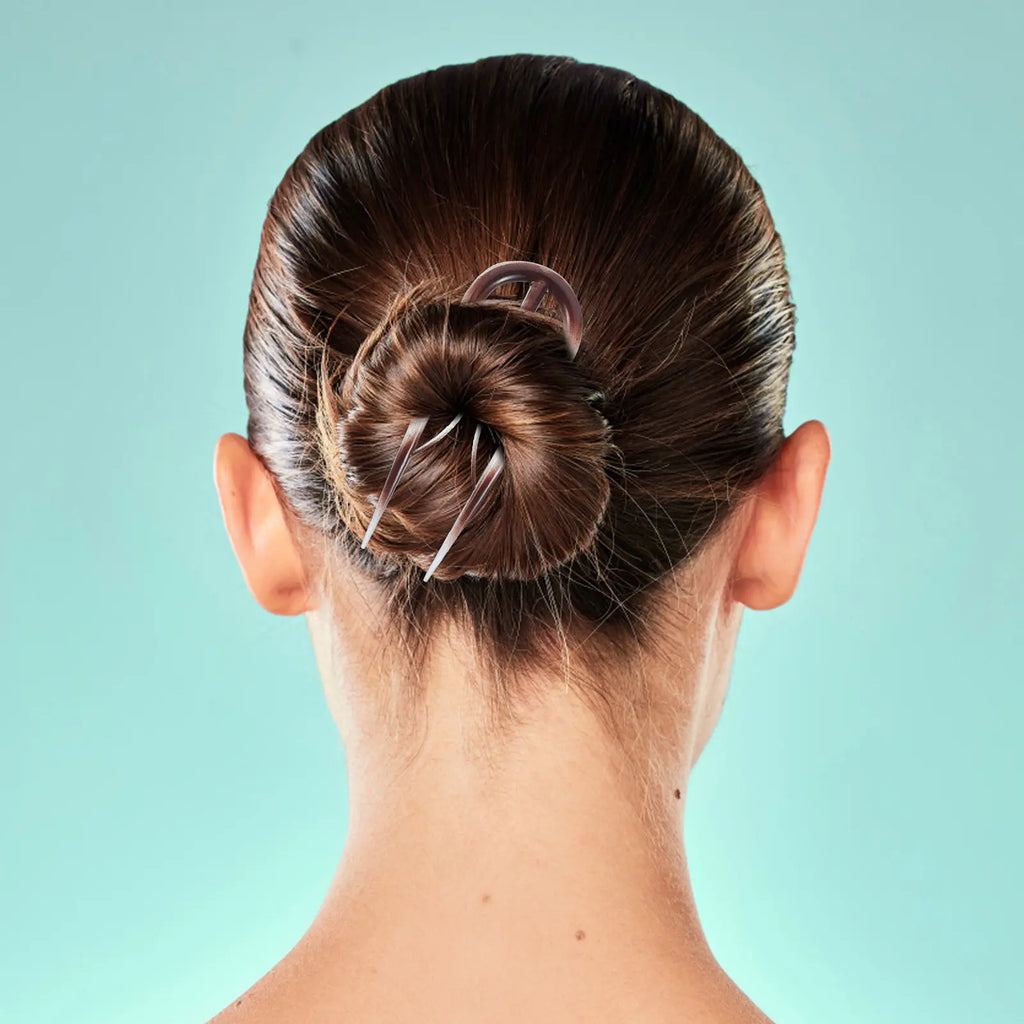6-Pack U-Shaped French Hair Pins | Vintage Branch Design Hair Pins Set QXL