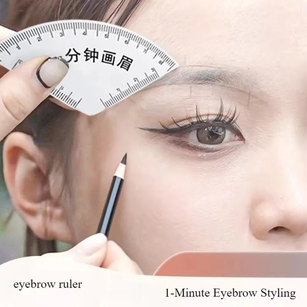 Reusable Eyebrow Shaping Stencil Design Ruler | Makeup Tool Eyebrow Stencil Ruler QXL