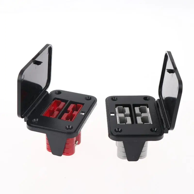 50A 600V Twin Flush Mount Plug Connector | EV & Forklift Flush Mount Connector QXL