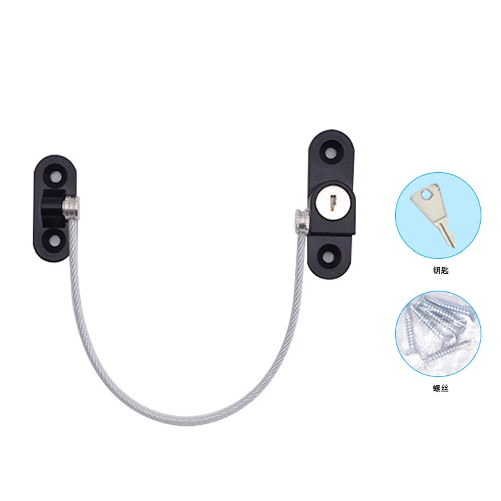 4/8-Pack Stainless Steel Window Safety Locks for Kids Child Safety Lock QXL
