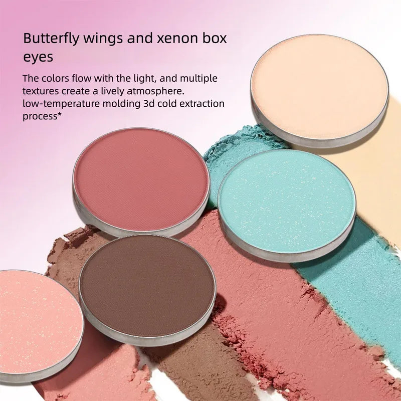 Magnetic Single Eyeshadow | Shimmer Polarized Highlighter Shimmer Eyeshadow QXL