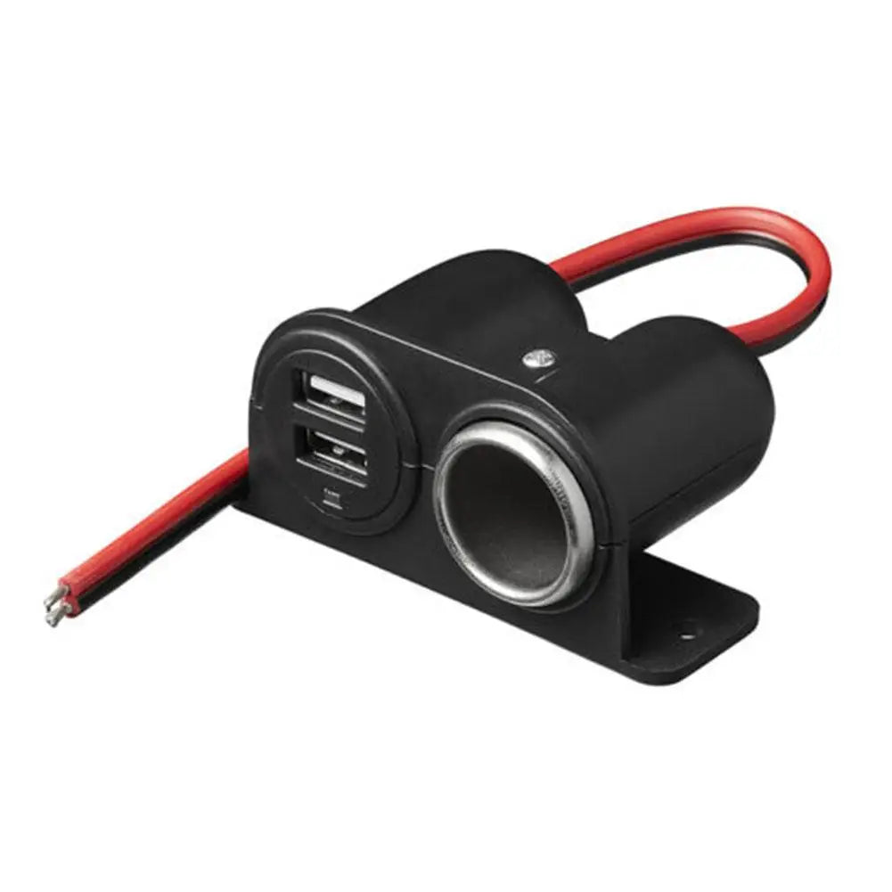 Dual USB Car Charger Socket 5V 3.1A Cigarette Lighter Adapter Car USB Charger QXL A