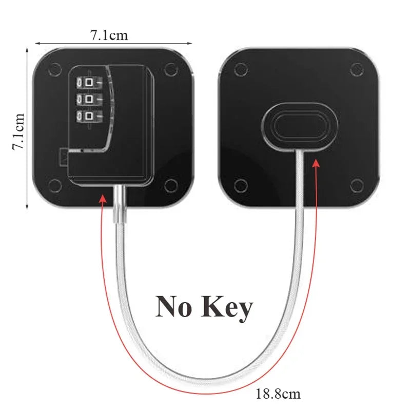 Child Safety Cabinet Lock | Multifunctional Baby Proof Door Lock Child Safety Lock QXL