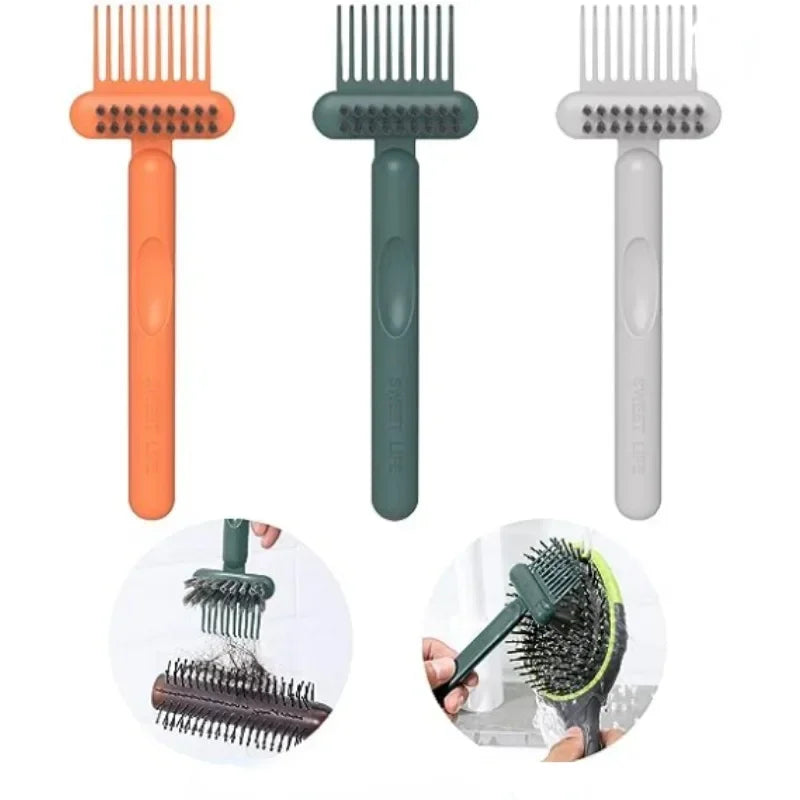 2-in-1 Hairbrush Cleaner Comb Rake Tool | Home & Salon Hairbrush Cleaner Tool QXL
