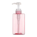 Clear PETG Pump Soap Dispenser Bottle 100–650ml | Refillable Pump Dispenser Bottle QXL pink 450ml