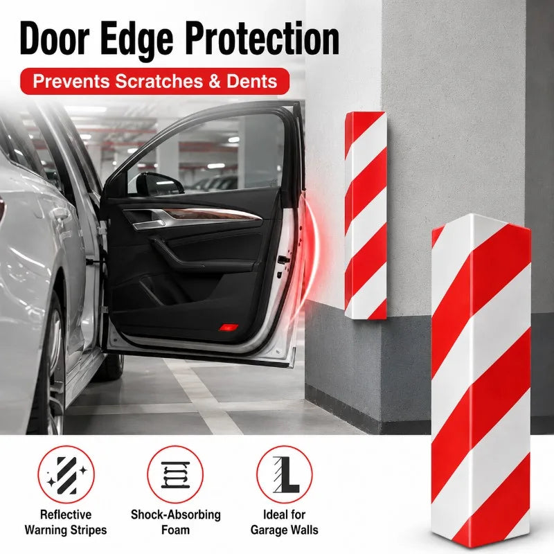 Reflective EVA Foam Garage Corner Protector | Self-Adhesive Garage Corner Guard QXL