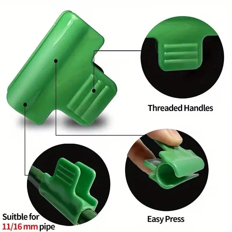 8mm Greenhouse Film Clips | Plastic Hoop Clips for Shade Nets Greenhouse Film Clips QXL