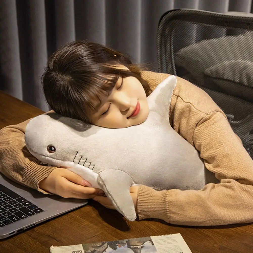 Cute Shark Plush Stuffed Animal Pillow Cushion | Fun Gift Plush Stuffed Toy QXL