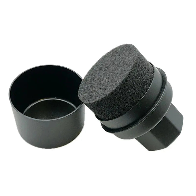 Car Wash Detailing Sponge | Foam Wax Polishing Pad Auto Care Car Detailing Sponge QXL Black flat B