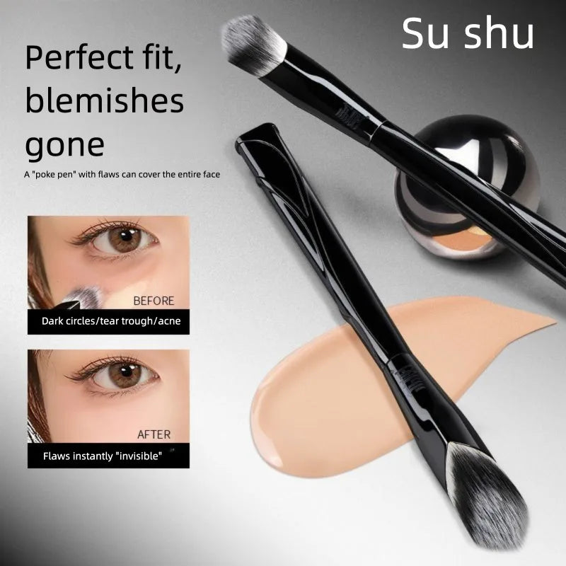 Precision Concealer Brush | Synthetic Fiber Makeup Brush Concealer Makeup Brush QXL