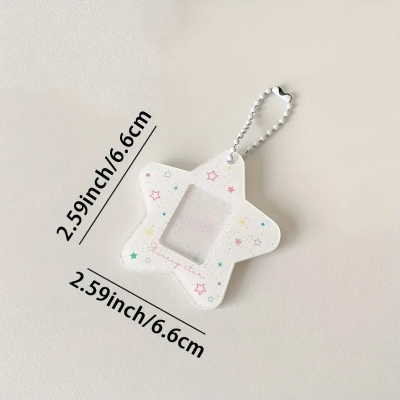EVA Star-Shaped Card Holder | Transparent Photo & ID Pouch Card Holder Case QXL