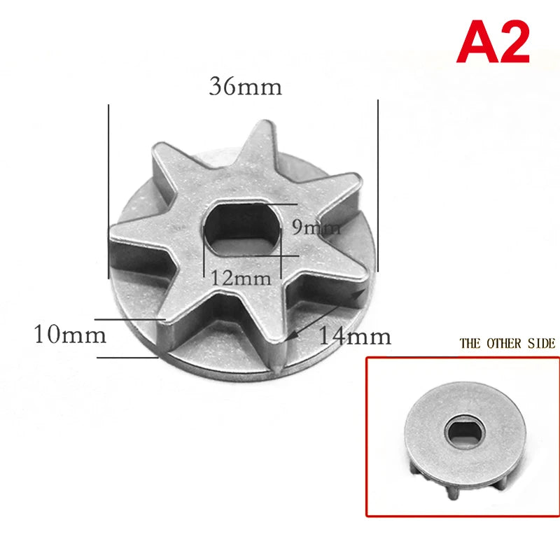 Drive Sprocket Gear for 5016/6018 Electric Chainsaw | HSS Chainsaw Sprocket Gear QXL A2