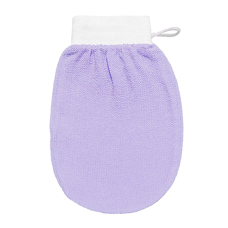 Moroccan Hammam Exfoliating Bath Glove | Body Scrub Mitt Body Exfoliating Glove QXL Purple