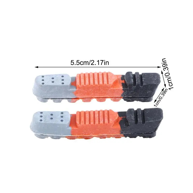 Bike Rim Brake Pads – Drawer-Type Rubber Replacement Pair Bicycle Brake Pads QXL
