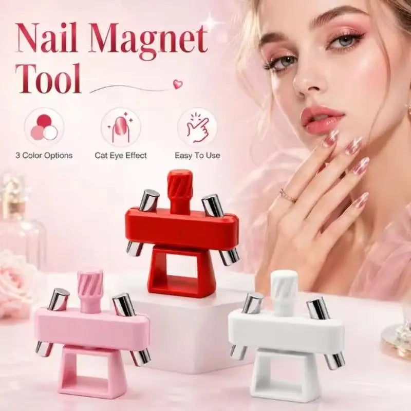 Cat Eye Nail Magnet Tool | Glass Bead Gyroscope Wand Nail Art Magnet Tool QXL