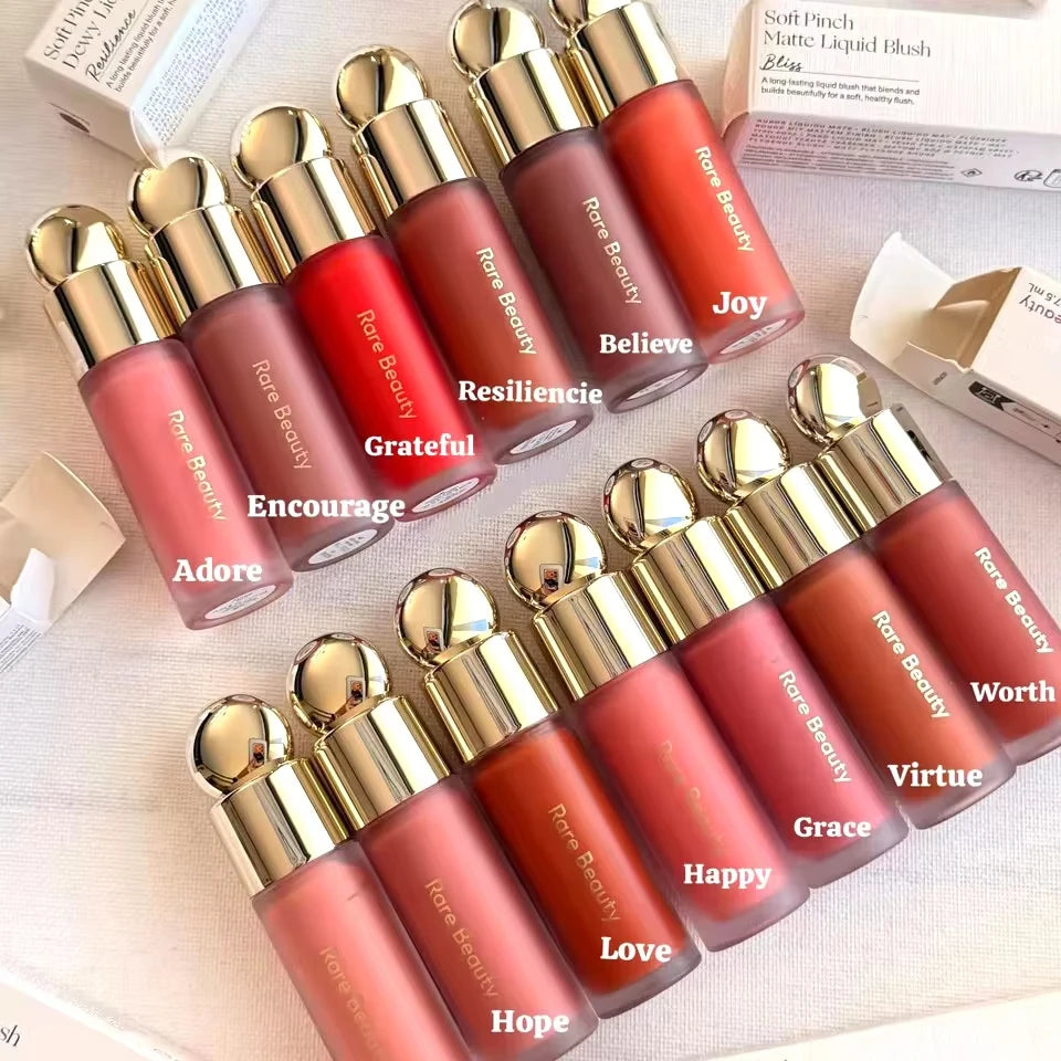 Liquid Blush, Bronzer, Highlight & Mirror Lip Gloss Set Liquid Blush Makeup Set QXL